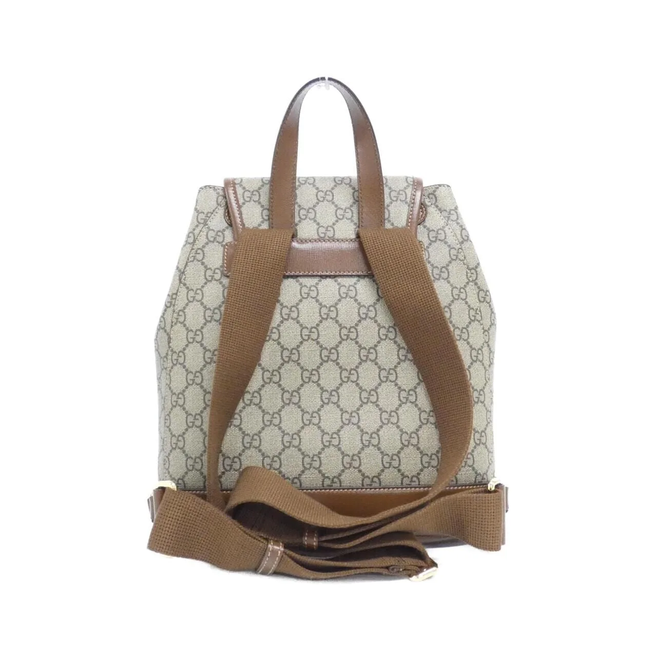 GUCCI 674147 92THG Backpack Canvas 黑色 帆布 中古品A - 縮圖 2