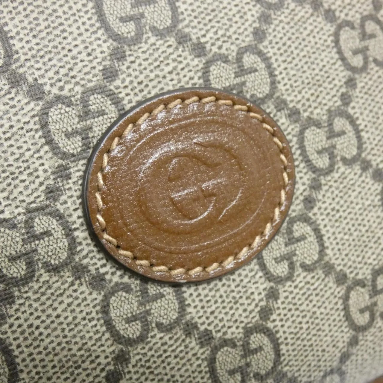 GUCCI 674147 92THG Backpack Canvas 黑色 帆布 中古品A - 縮圖 4