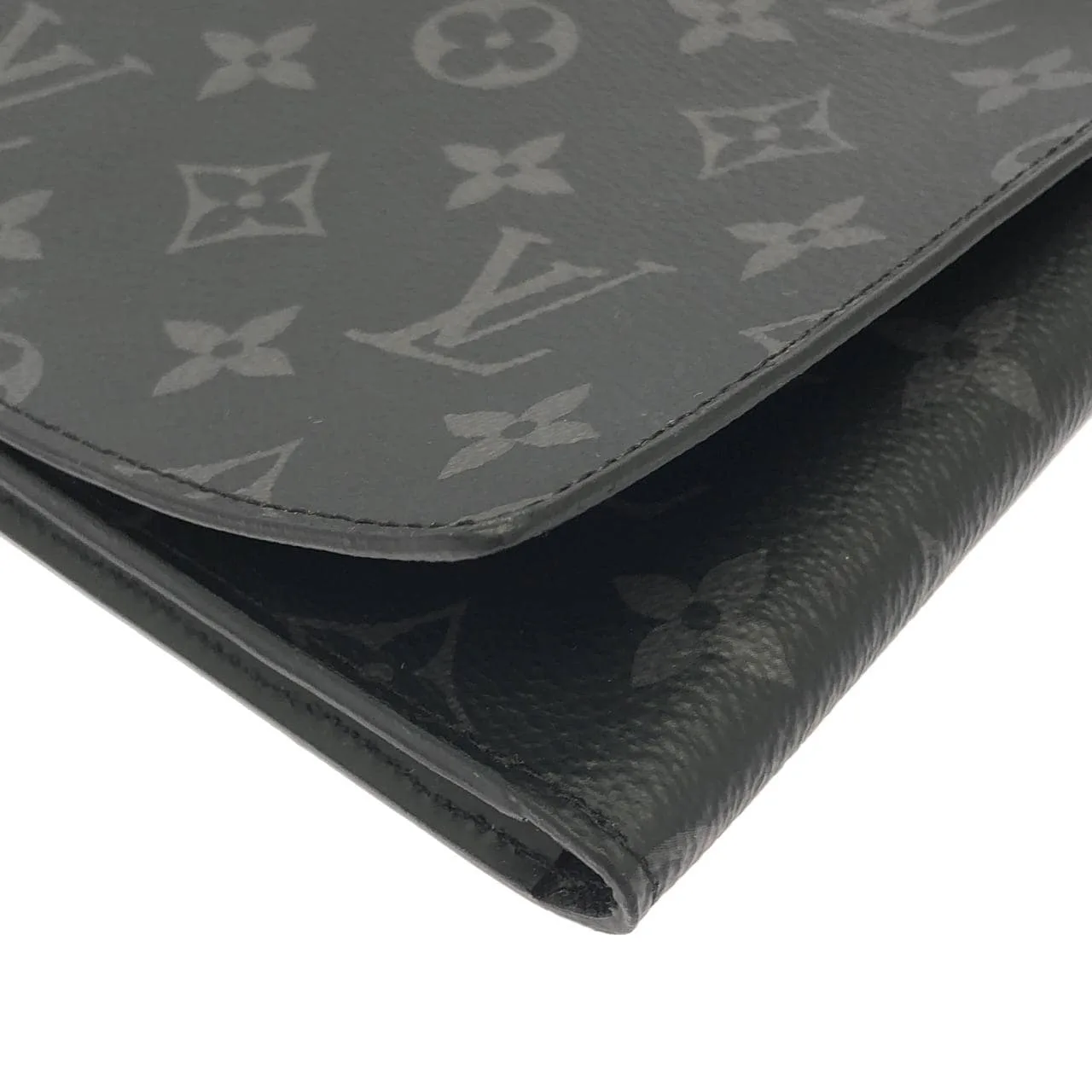 LOUIS VUITTON Documents GI0273 手袋 Monogram 黑色 Monogram 中古品A - 縮圖 4