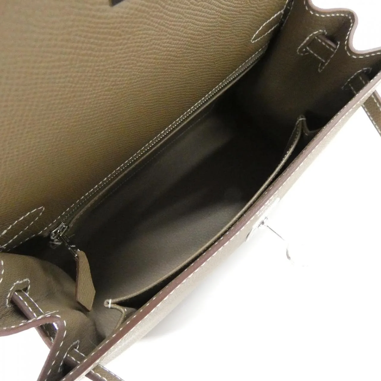 HERMES Kelly 038416CK Handbag Epsom Etoupe Epsom 皮 未使用品 - 縮圖 7