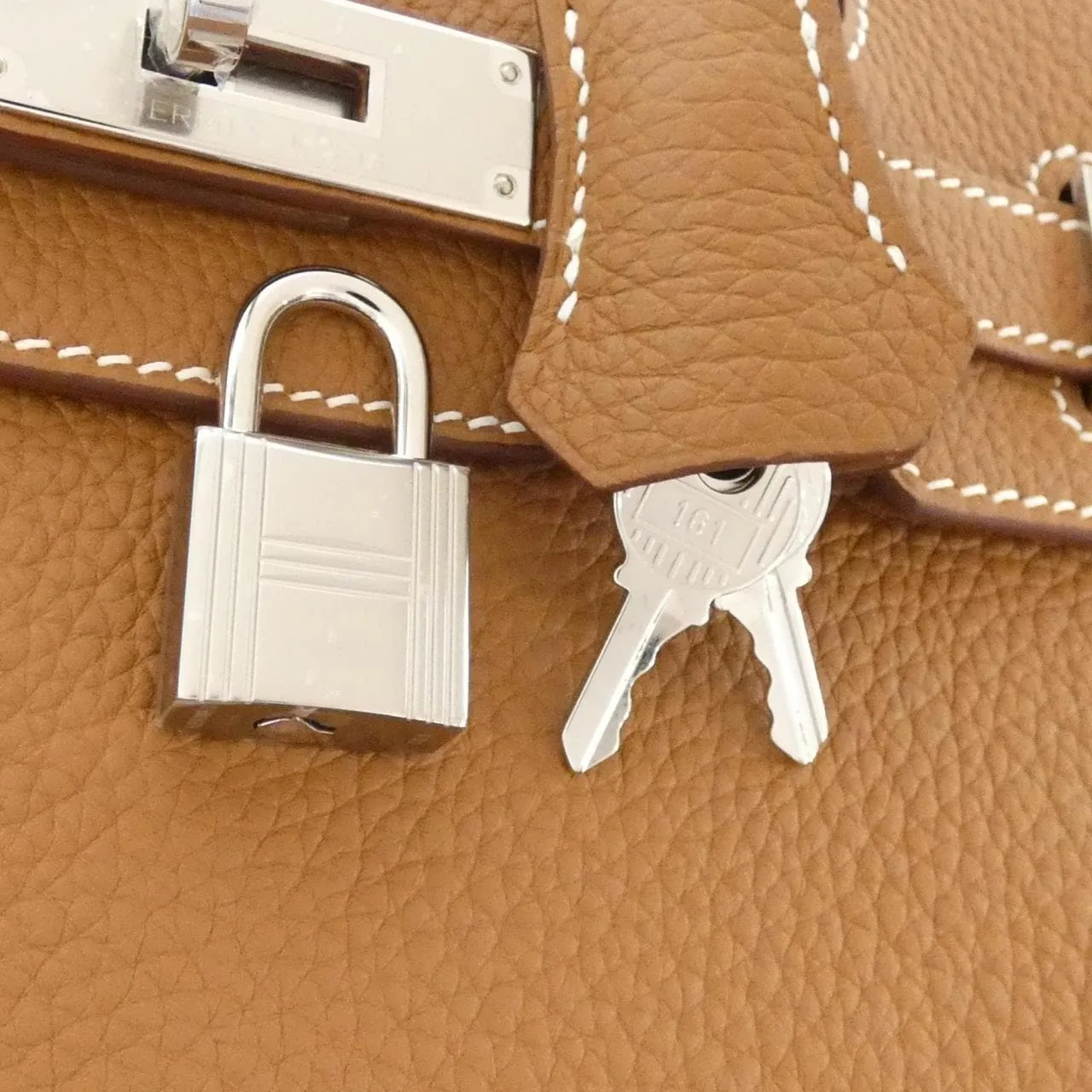 HERMES Birkin 030520CK Handbag Togo 金色 Togo 牛皮 未使用品 - 縮圖 4