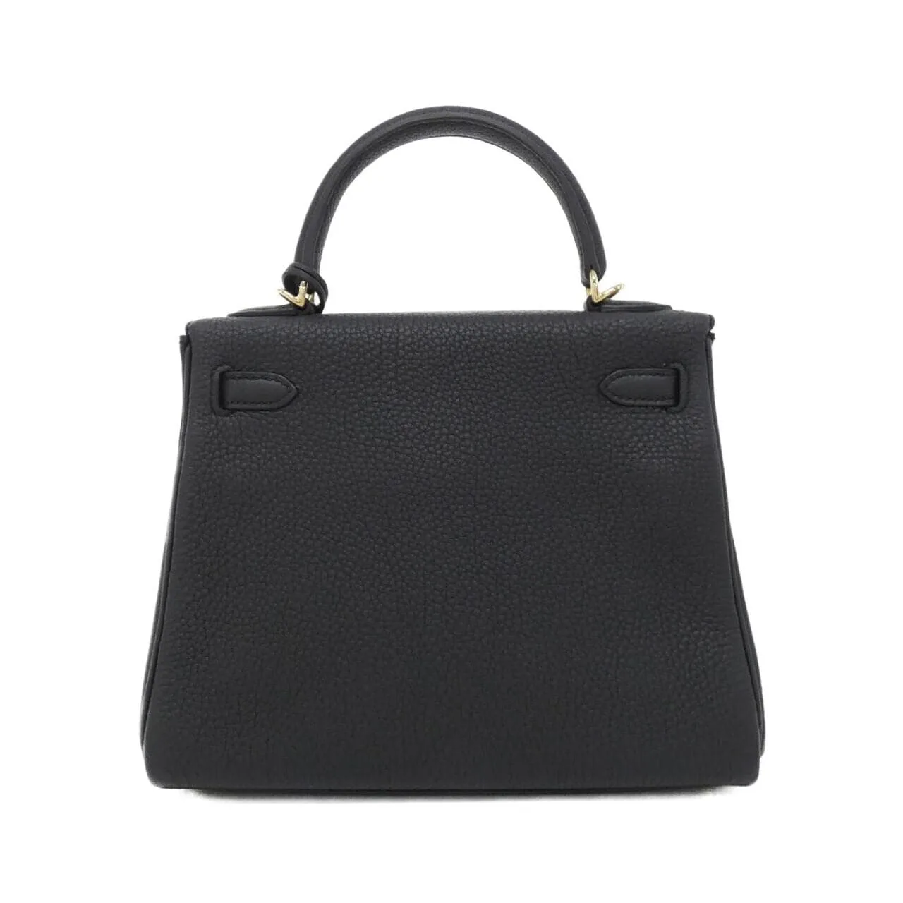 HERMES Kelly 手提包 Togo 黑色 Togo 牛皮 未使用品 - 縮圖 2