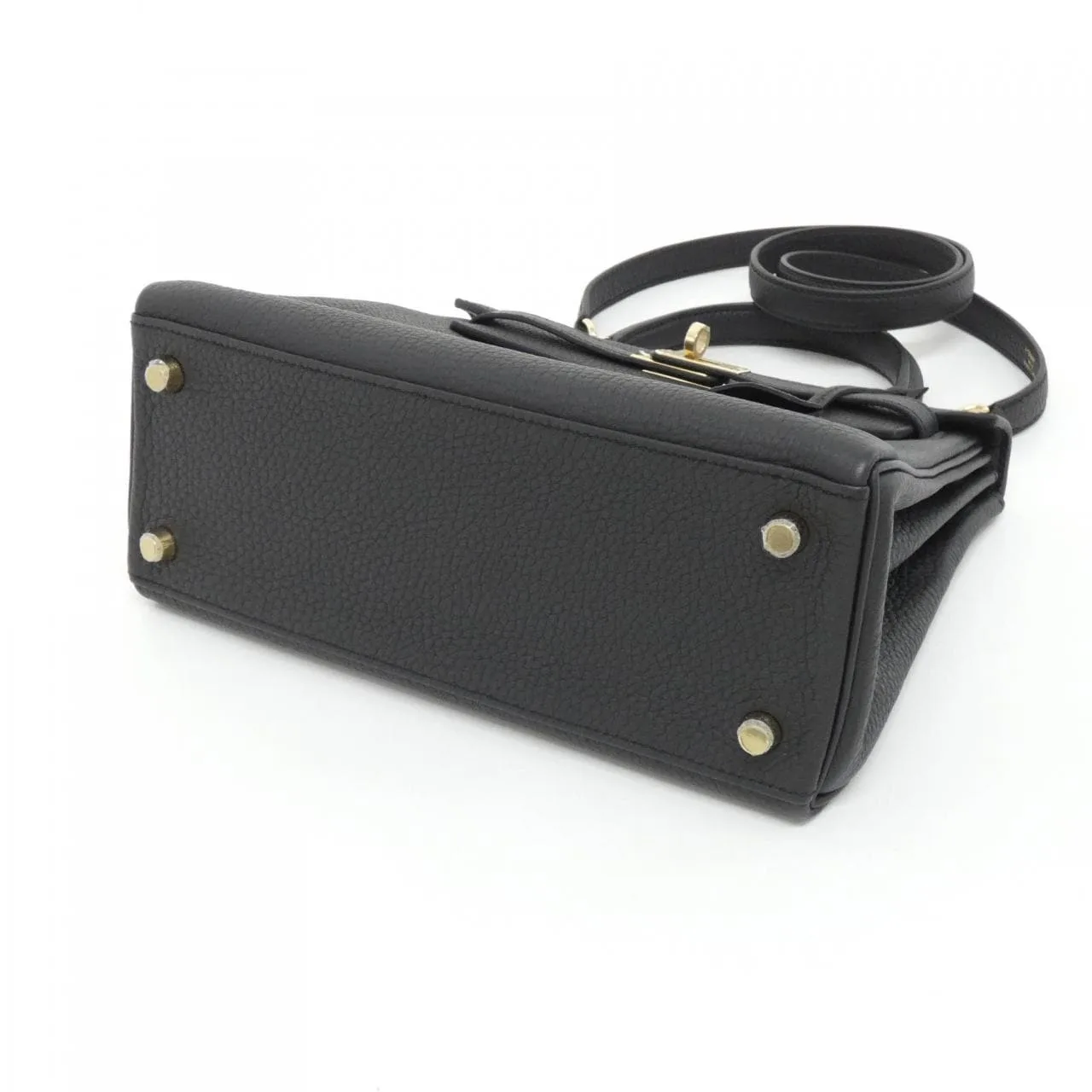 HERMES Kelly 手提包 Togo 黑色 Togo 牛皮 未使用品 - 縮圖 3