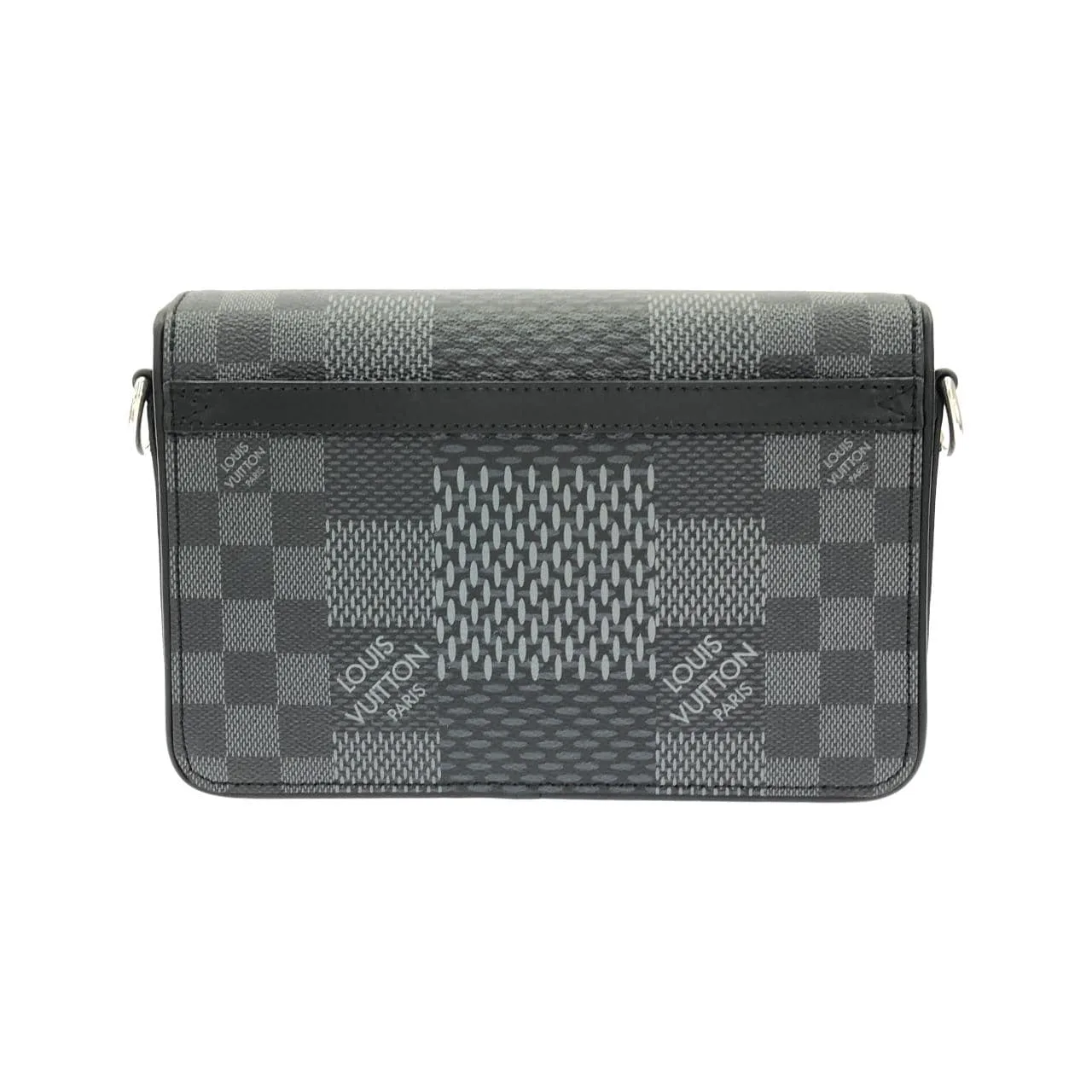 LOUIS VUITTON N50013 肩背包 Damier 黑色 Damier 中古品A - 縮圖 2