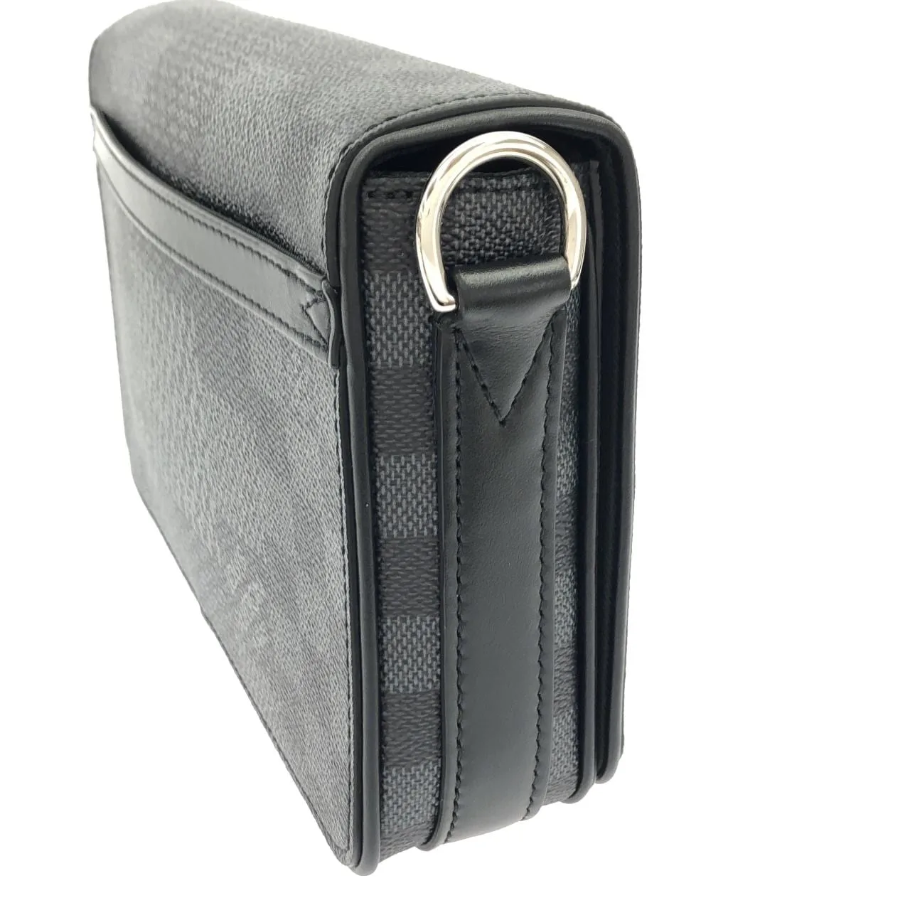 LOUIS VUITTON N50013 肩背包 Damier 黑色 Damier 中古品A - 縮圖 4