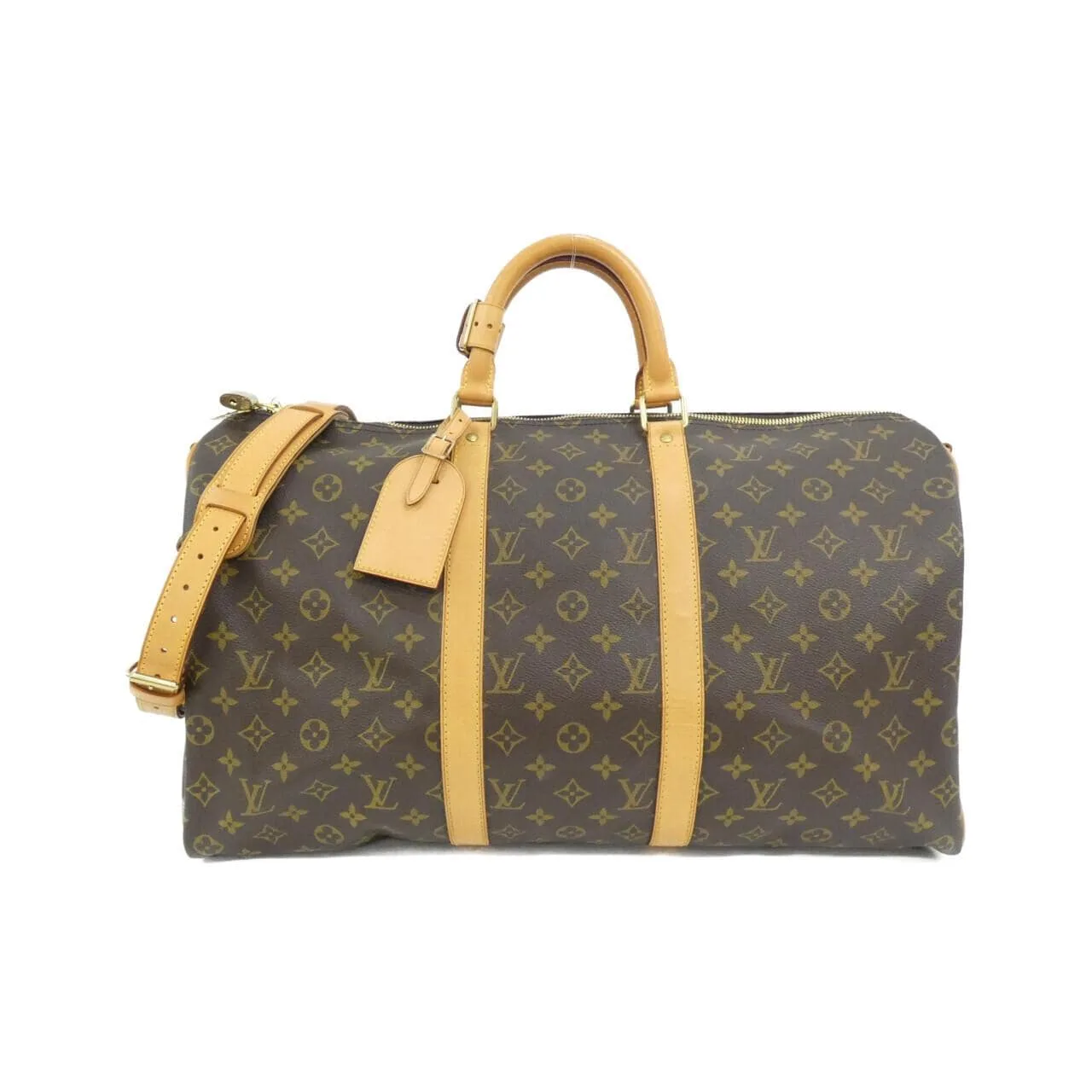 LOUIS VUITTON Keepall M41416 Boston Monogram Black