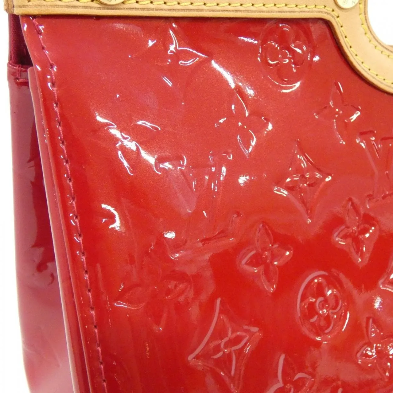 LOUIS VUITTON M91987 Handbag Vernis 黑色 Vernis 中古品A - 縮圖 5