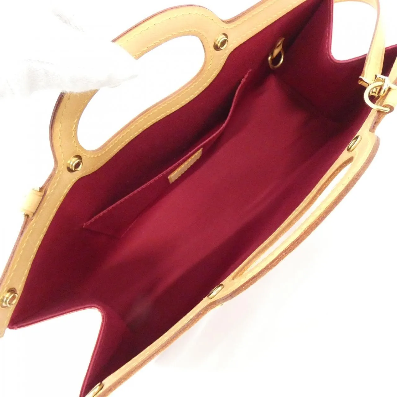 LOUIS VUITTON M91987 Handbag Vernis 黑色 Vernis 中古品A - 縮圖 10