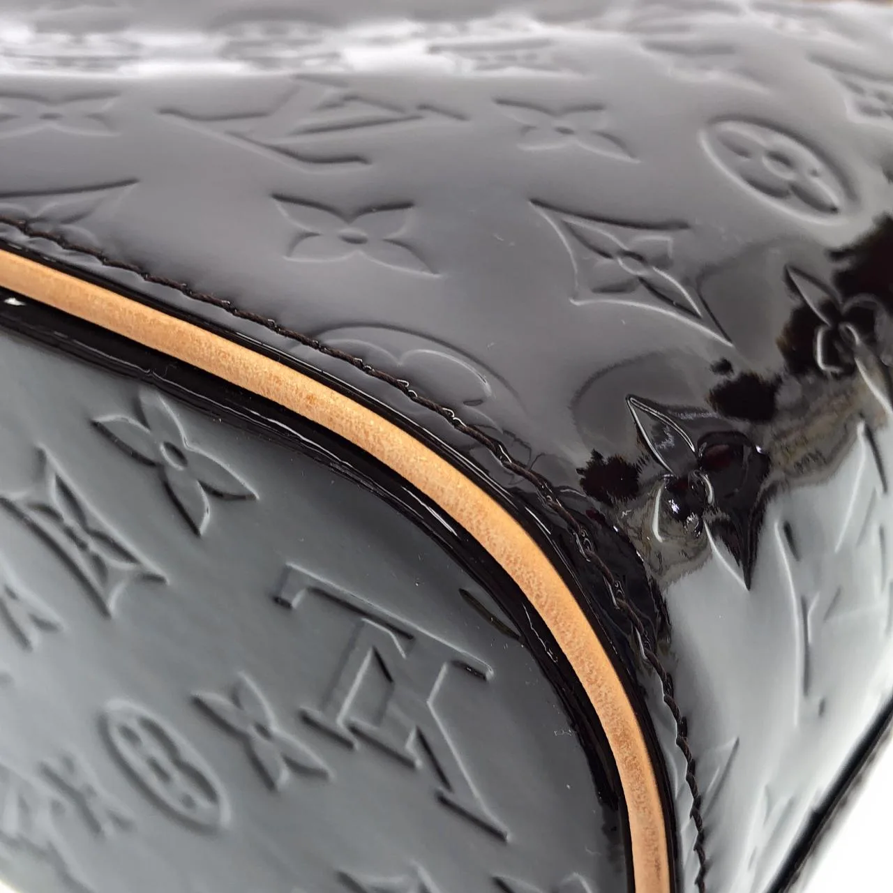 LOUIS VUITTON M91999 手提包 Vernis 漆皮 黑色 Vernis 中古品A - 縮圖 2
