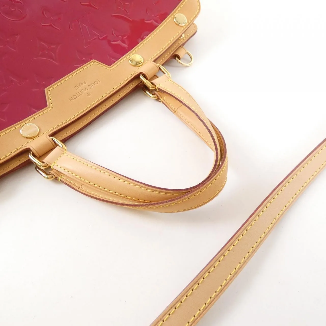 LOUIS VUITTON M91798 Handbag Vernis Black Vernis Rank A - Thumbnail 5