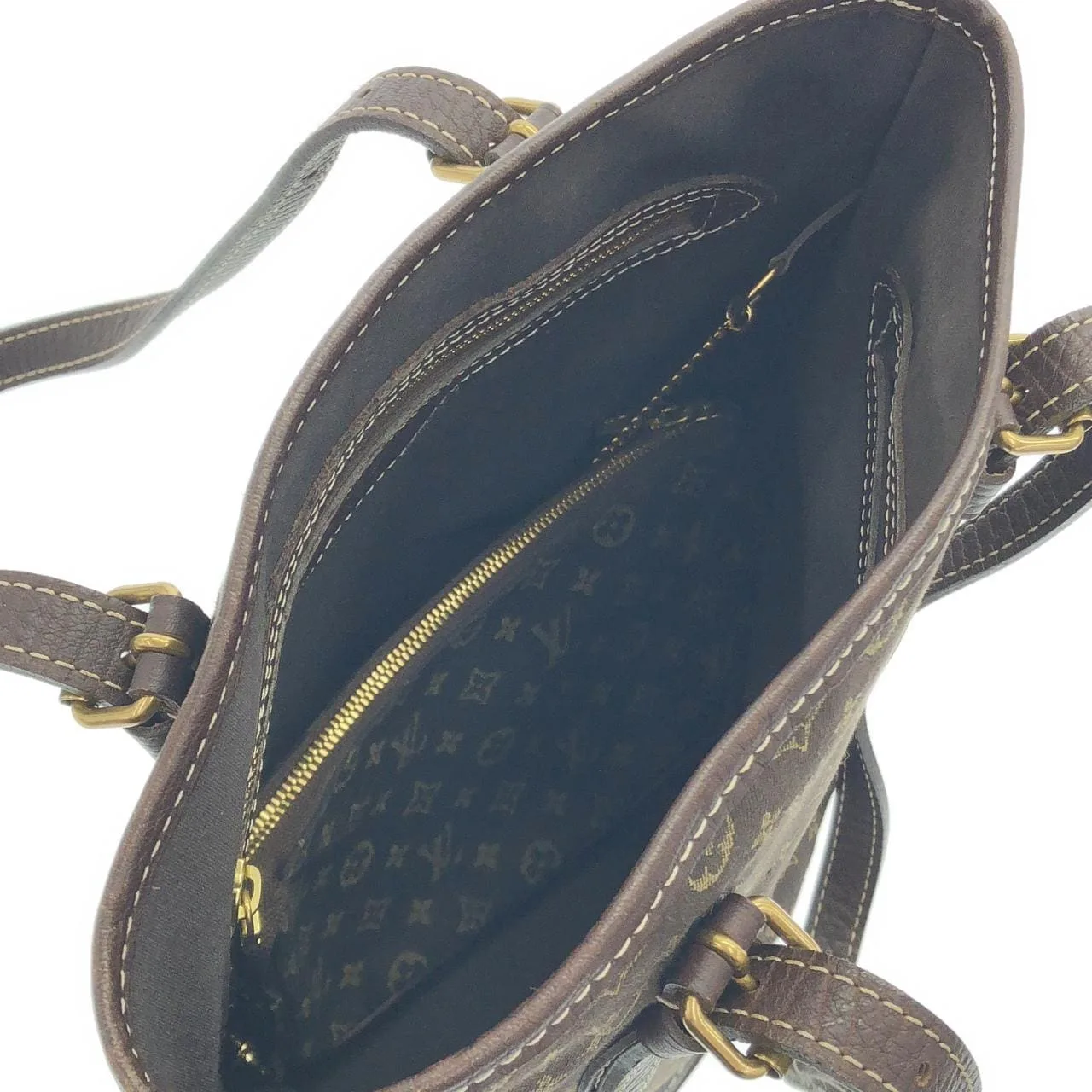 LOUIS VUITTON M95226 手提包 Monogram 黑色 Monogram 中古品A - 縮圖 8
