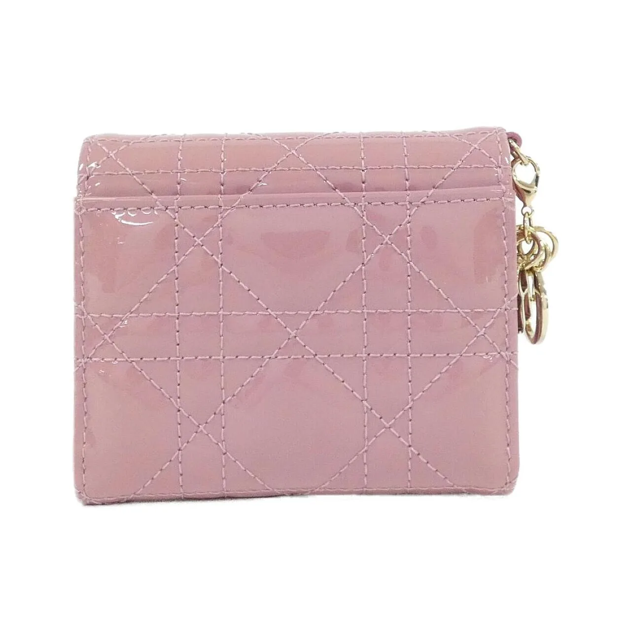 DIOR Lady Dior S0181OVRB Wallet Patent Leather 2
