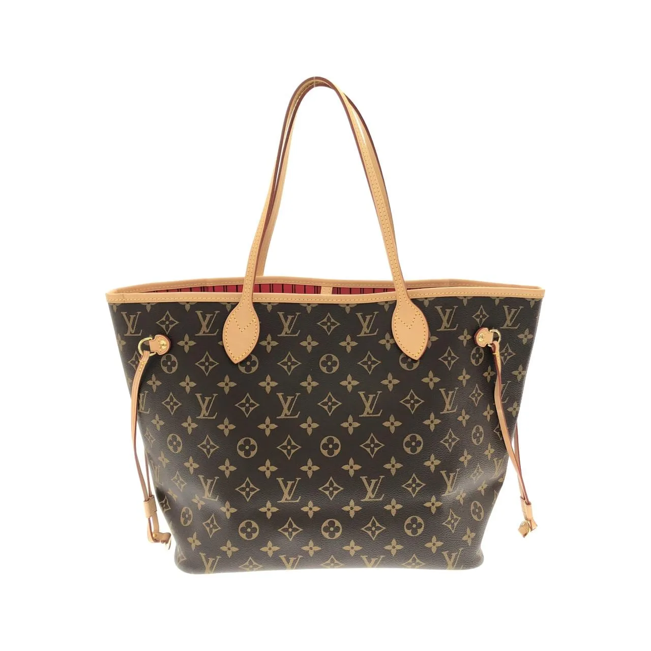 LOUIS VUITTON Neverfull M46987 托特包 Monogram 黑色 Monogram 中古品A - 縮圖 2