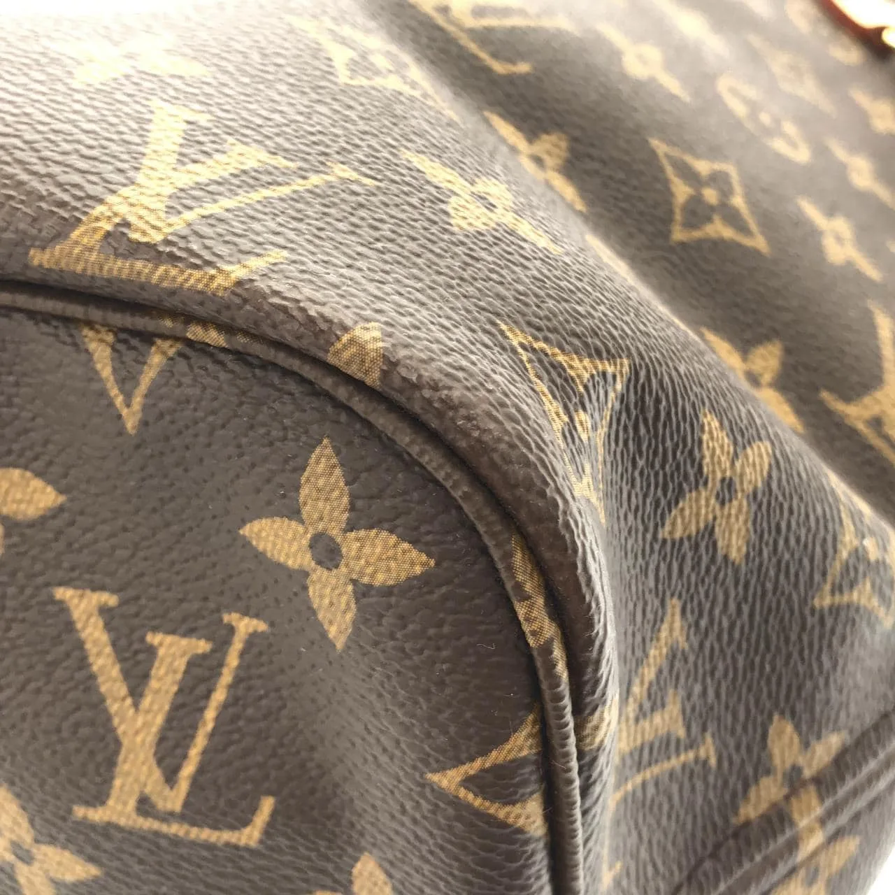 LOUIS VUITTON Neverfull M46987 托特包 Monogram 黑色 Monogram 中古品A - 縮圖 3
