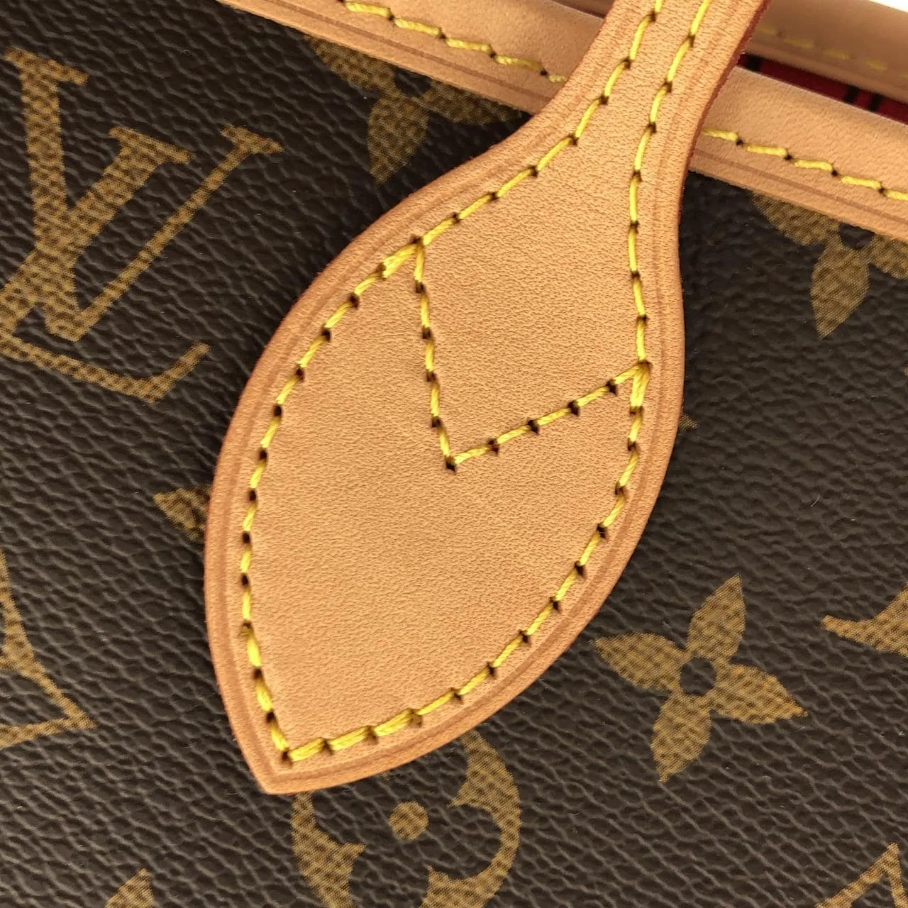 LOUIS VUITTON Neverfull M46987 托特包 Monogram 黑色 Monogram 中古品A - 縮圖 6