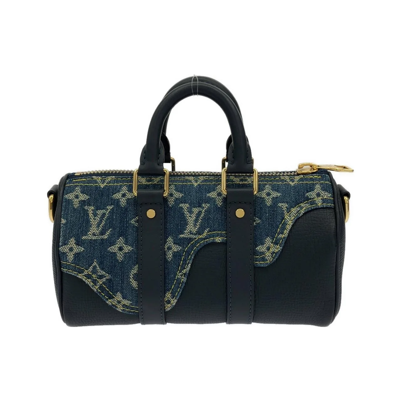 LOUIS VUITTON Keepall M81011 波士頓包 Monogram 藍色 Monogram 中古品A - 縮圖 2