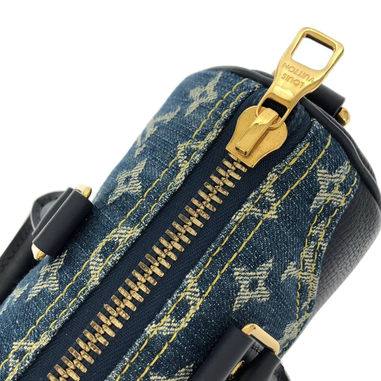 LOUIS VUITTON Keepall M81011 波士頓包 Monogram 藍色 Monogram 中古品A - 縮圖 5