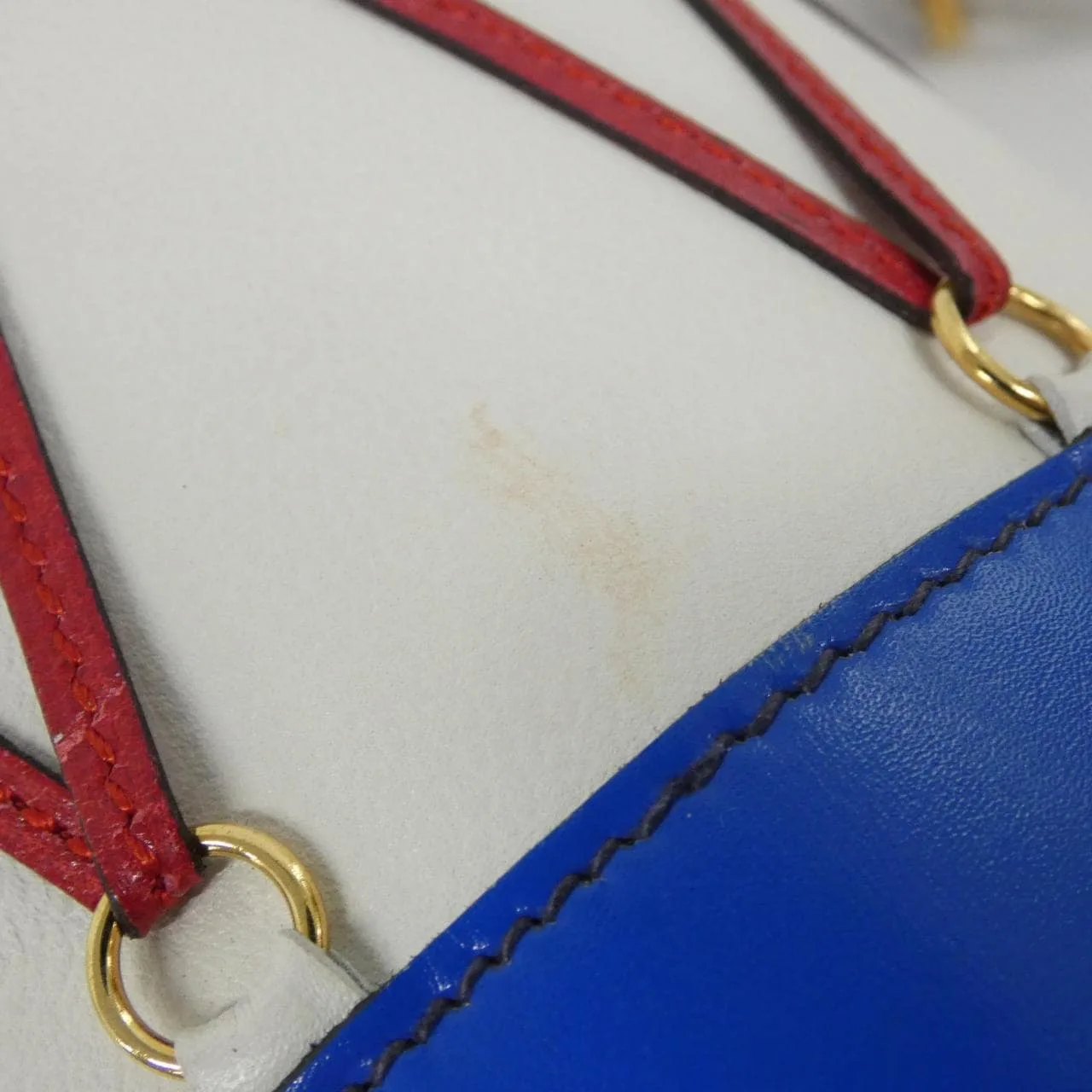 HERMES 肩背包 Box Calf 白色 Box 皮 中古品A - 縮圖 6