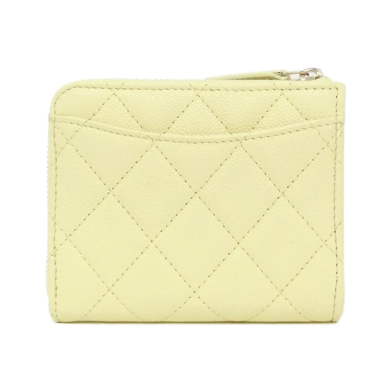 CHANEL Timeless Classic AP3999 Wallet Grained Calfskin Yellow Grained Calfskin Rank A - Thumbnail 2