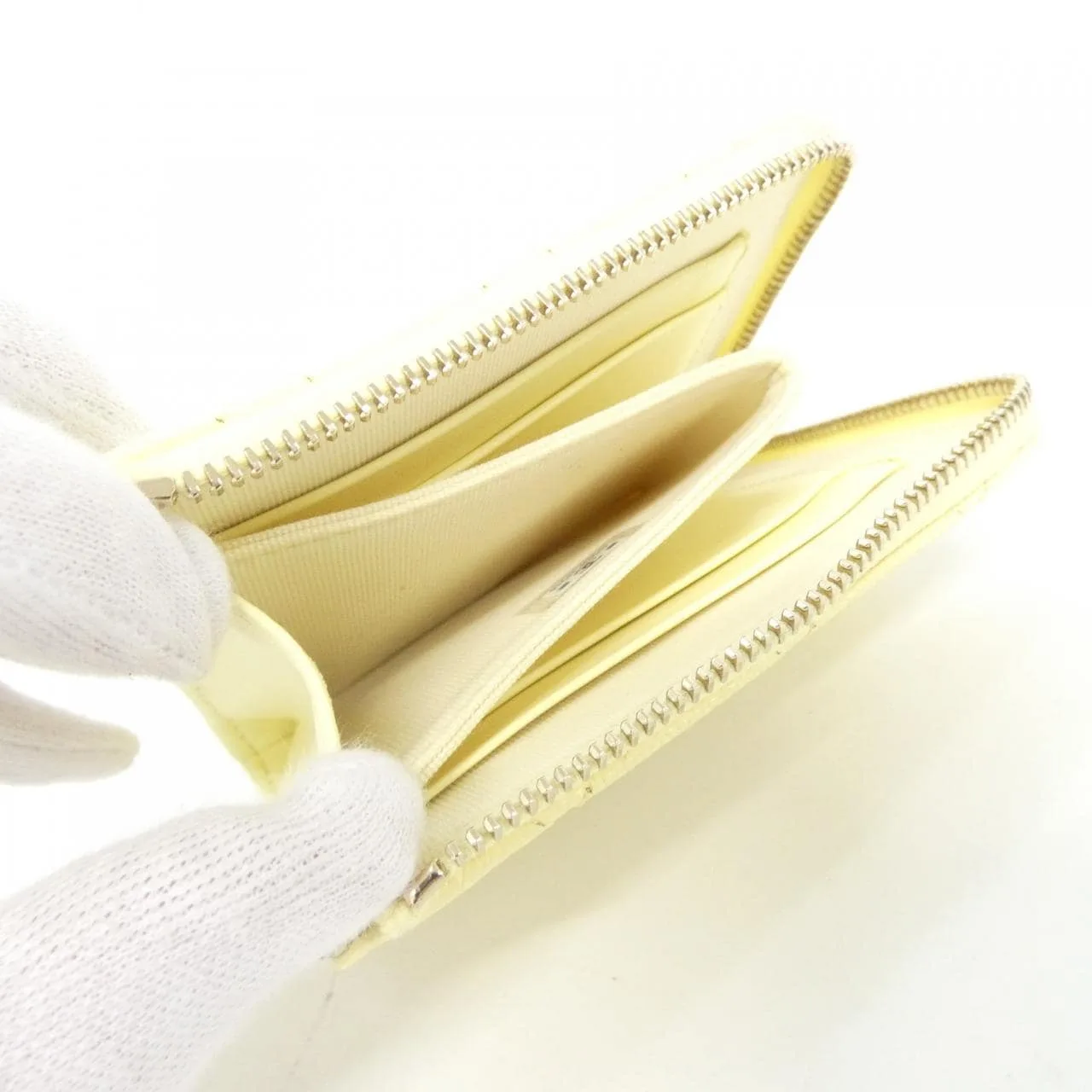 CHANEL Timeless Classic AP3999 Wallet Grained Calfskin Yellow Grained Calfskin Rank A - Thumbnail 7