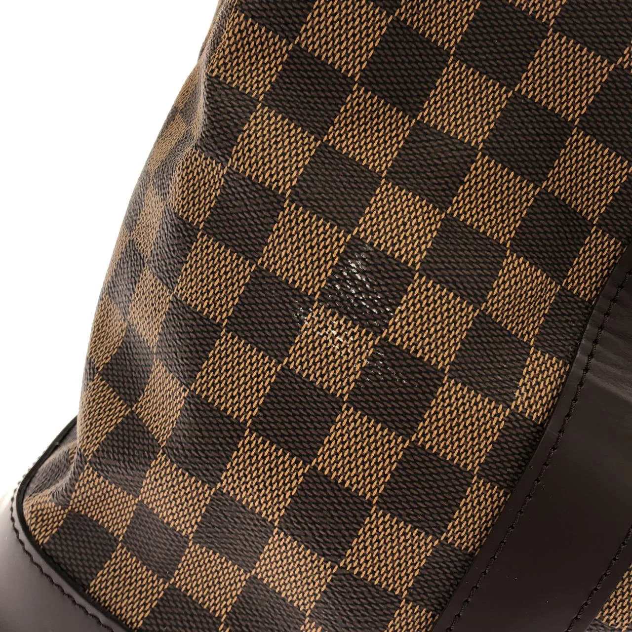LOUIS VUITTON N41160 手袋 Damier 黑色 Damier 中古品A - 縮圖 4