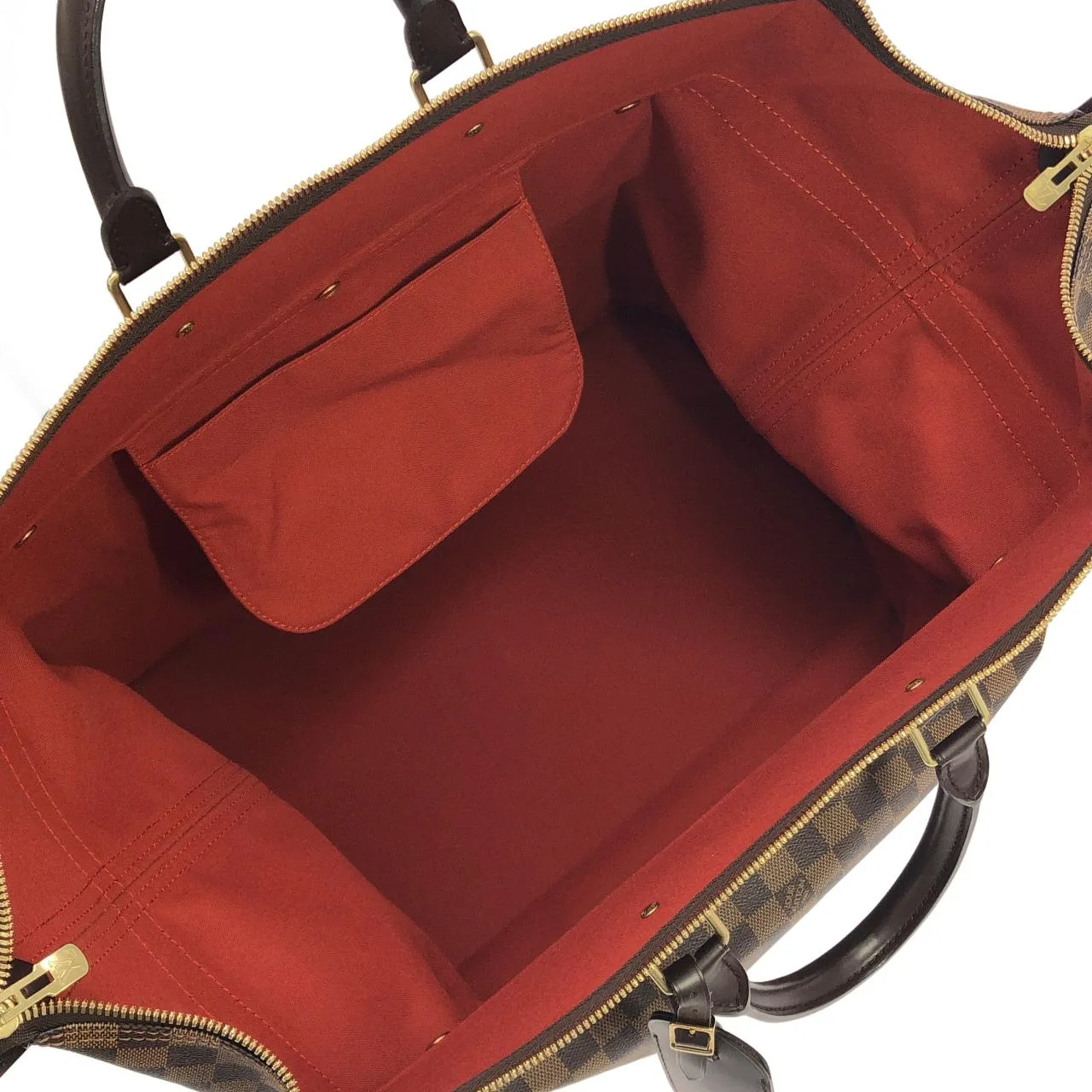 LOUIS VUITTON N41160 手袋 Damier 黑色 Damier 中古品A - 縮圖 8