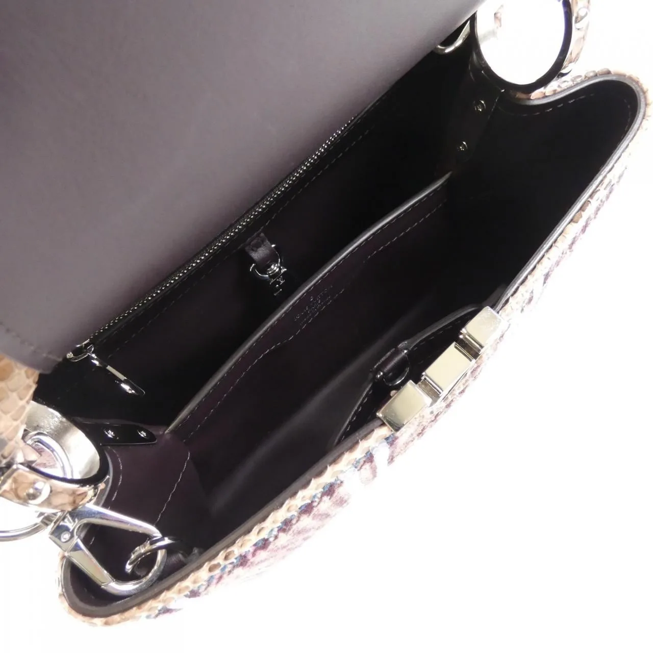 LOUIS VUITTON Capucines Handbag Leather Pink Leather Rank A - Thumbnail 8
