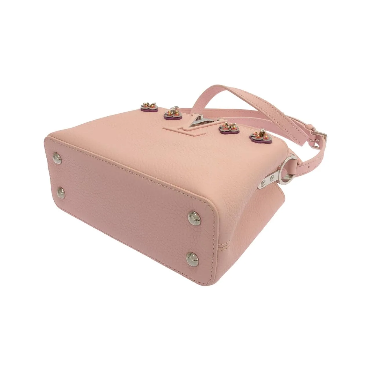 LOUIS VUITTON Capucines M54336 手提包 黑色 中古品A - 縮圖 3