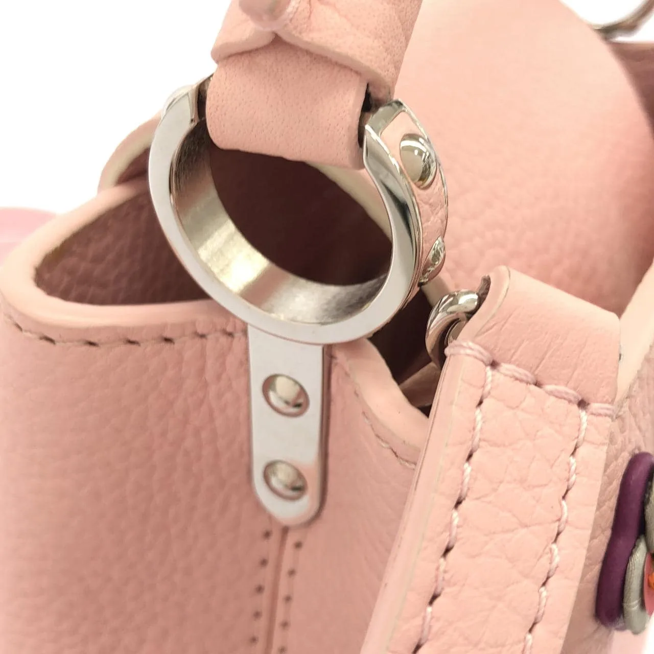 LOUIS VUITTON Capucines M54336 手提包 黑色 中古品A - 縮圖 5