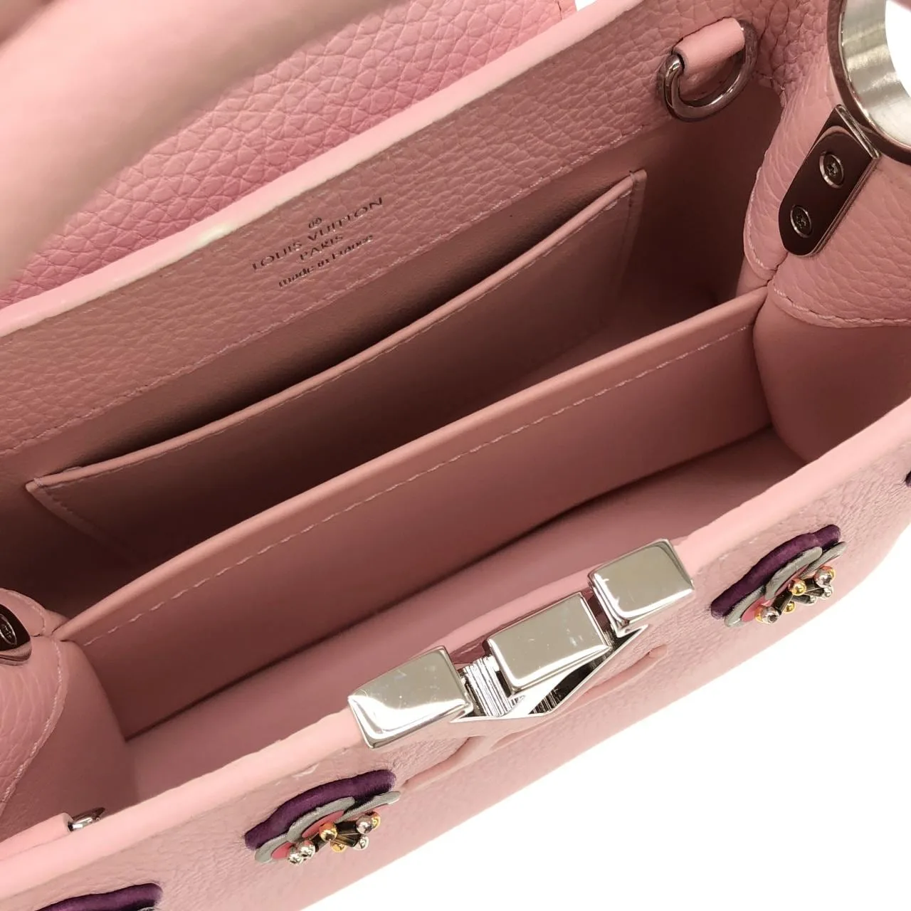 LOUIS VUITTON Capucines M54336 手提包 黑色 中古品A - 縮圖 8
