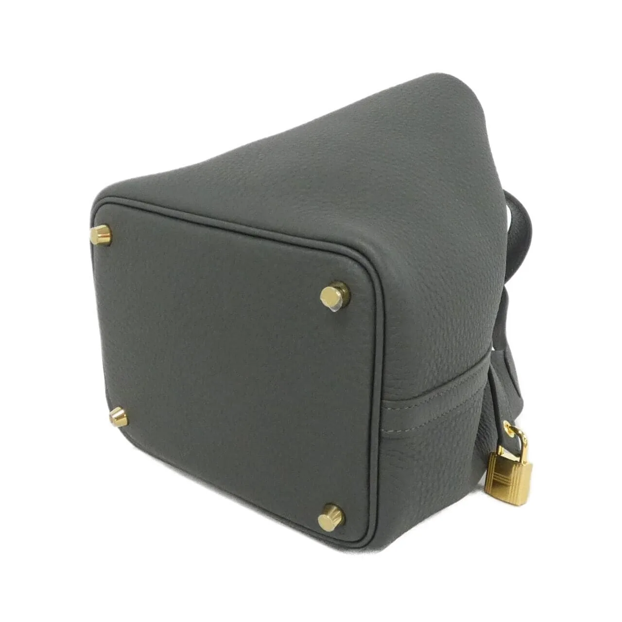 HERMES Picotin 056289CC Handbag Clemence Clemence 皮 未使用品 - 縮圖 2