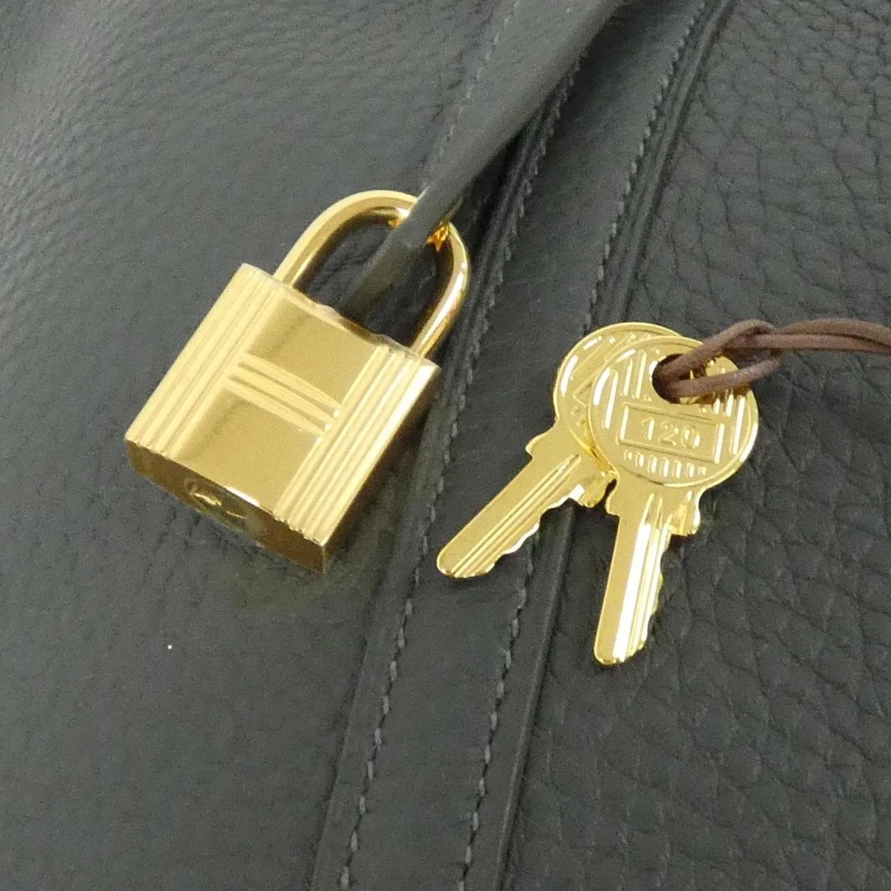 HERMES Picotin 056289CC Handbag Clemence Clemence 皮 未使用品 - 縮圖 3