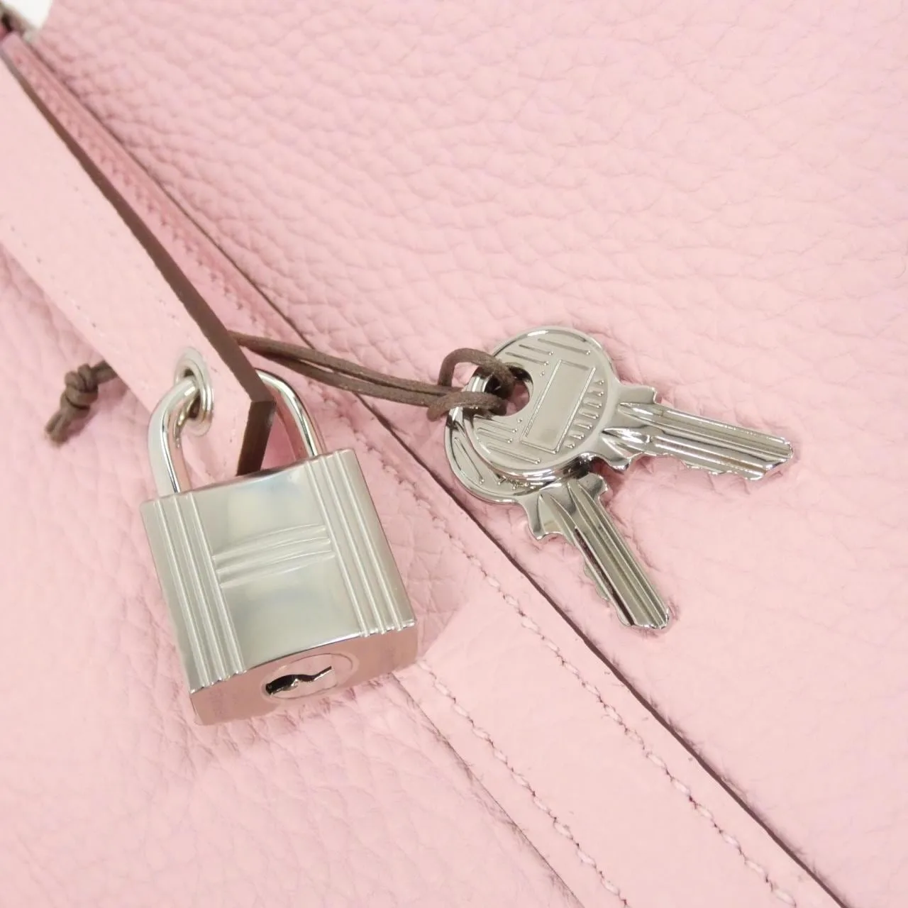 HERMES Picotin 056289CK Handbag Clemence Clemence 皮 未使用品 - 縮圖 3