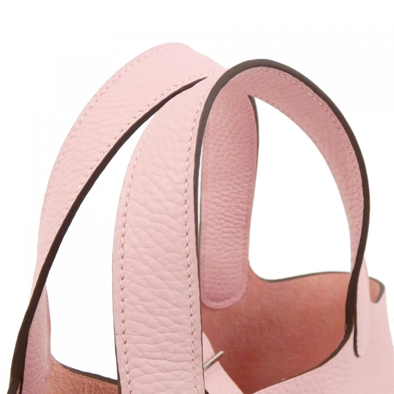 HERMES Picotin 056289CK Handbag Clemence Clemence 皮 未使用品 - 縮圖 4