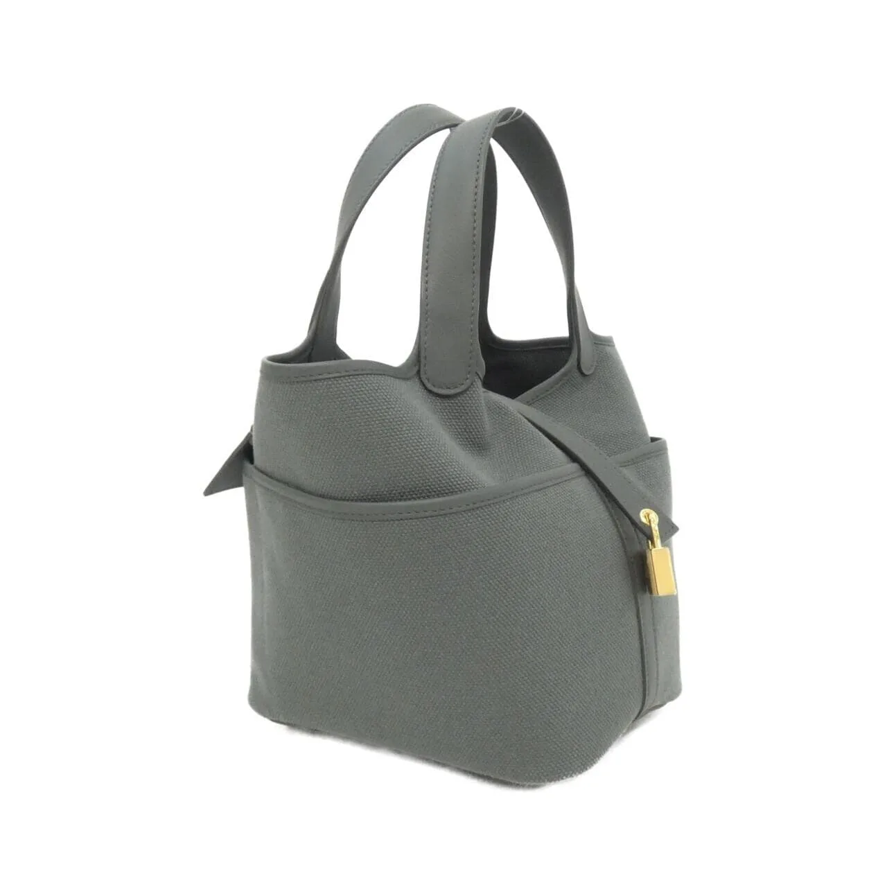 HERMES Picotin 083189CC Handbag Swift Black