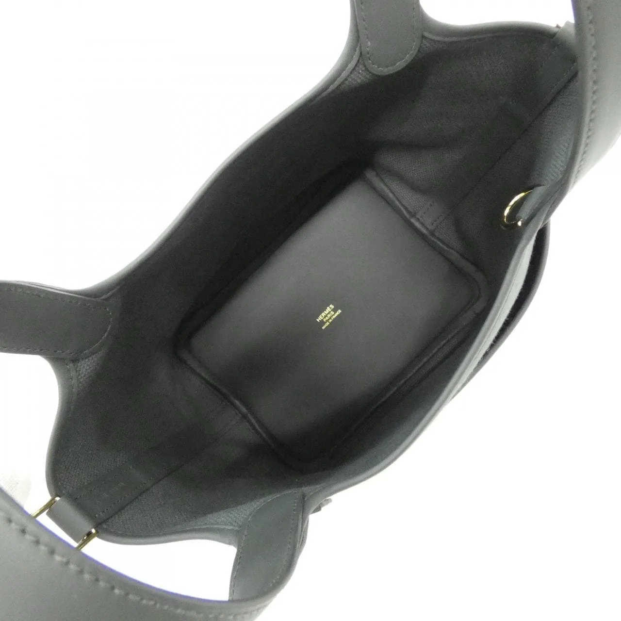 HERMES Picotin 083189CC Handbag Swift Black Swift Leather Rank A - Thumbnail 5