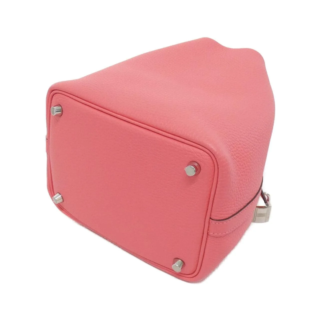 HERMES Picotin 069560CK Handbag Clemence 黑色 Clemence 皮 中古品A - 縮圖 2