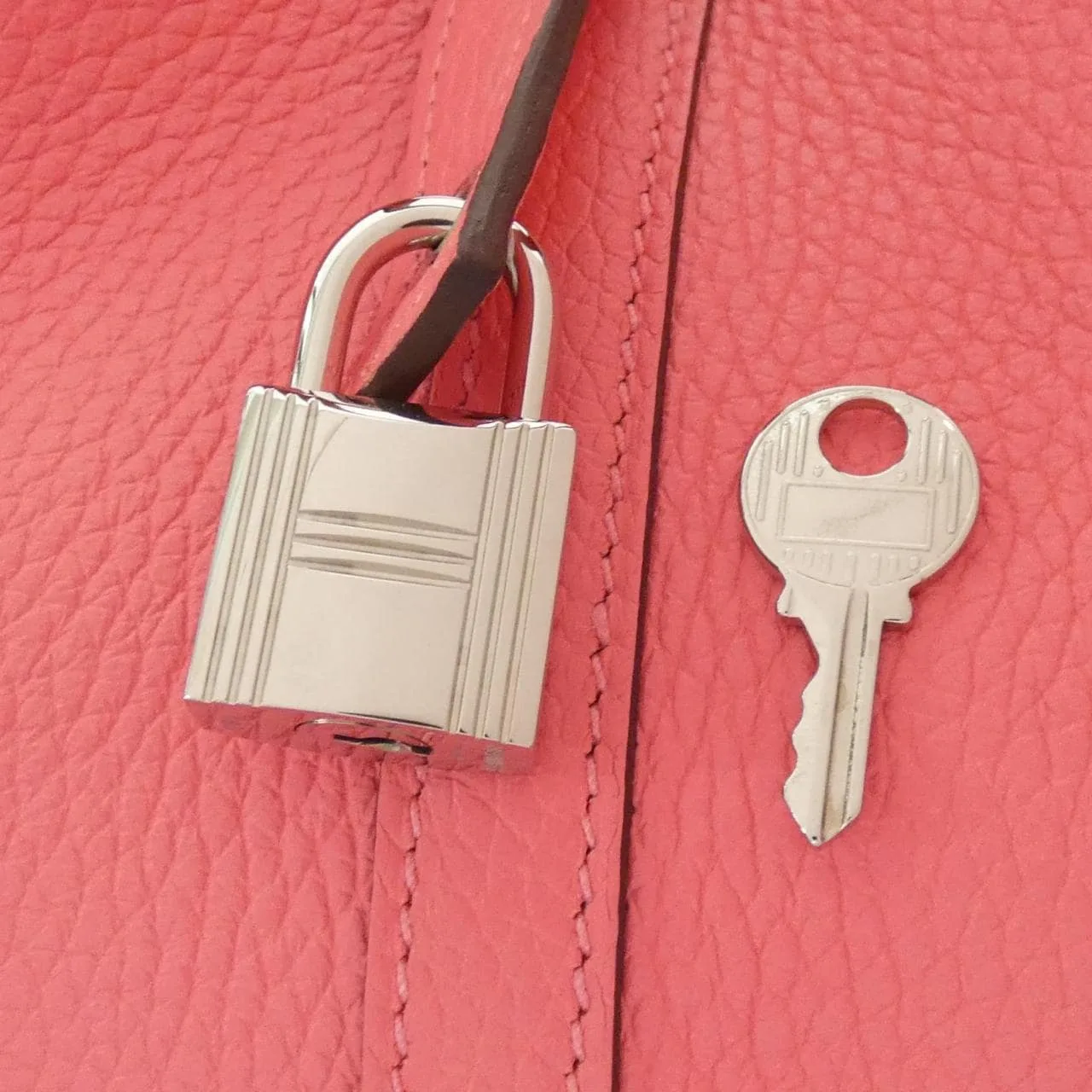 HERMES Picotin 069560CK Handbag Clemence 黑色 Clemence 皮 中古品A - 縮圖 3