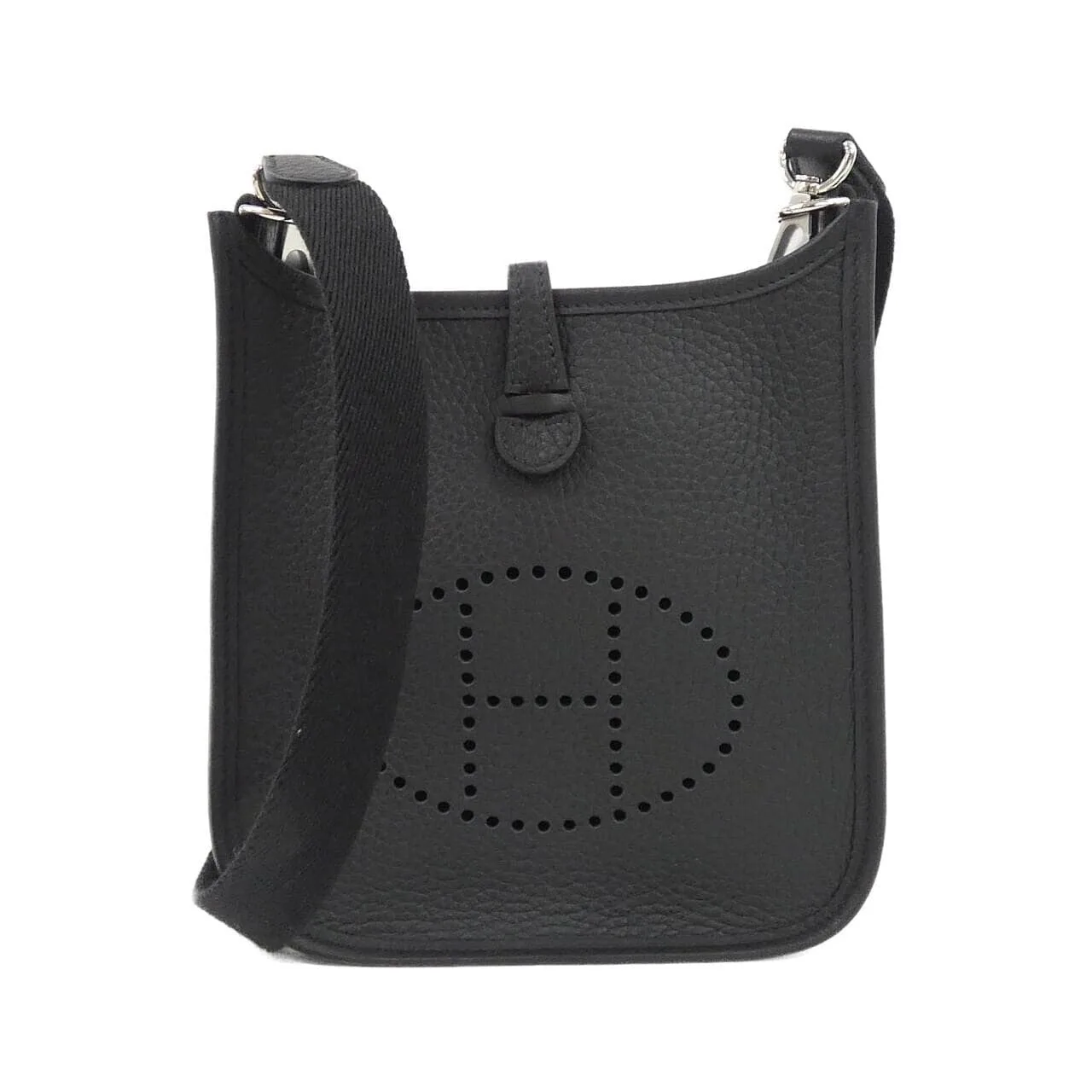 HERMES Evelyne 085945CK Shoulder Clemence Black