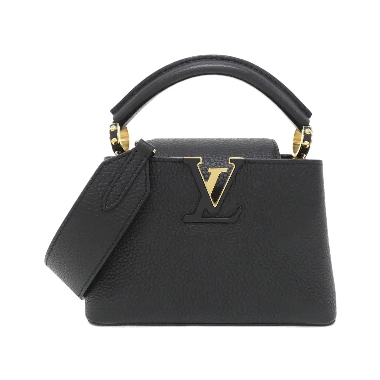 LOUIS VUITTON Capucines M56071 手提包 Black