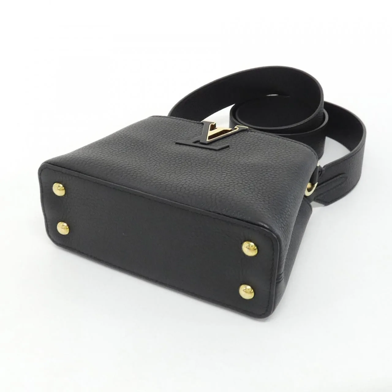 LOUIS VUITTON Capucines M56071 Handbag Black Rank A - Thumbnail 3