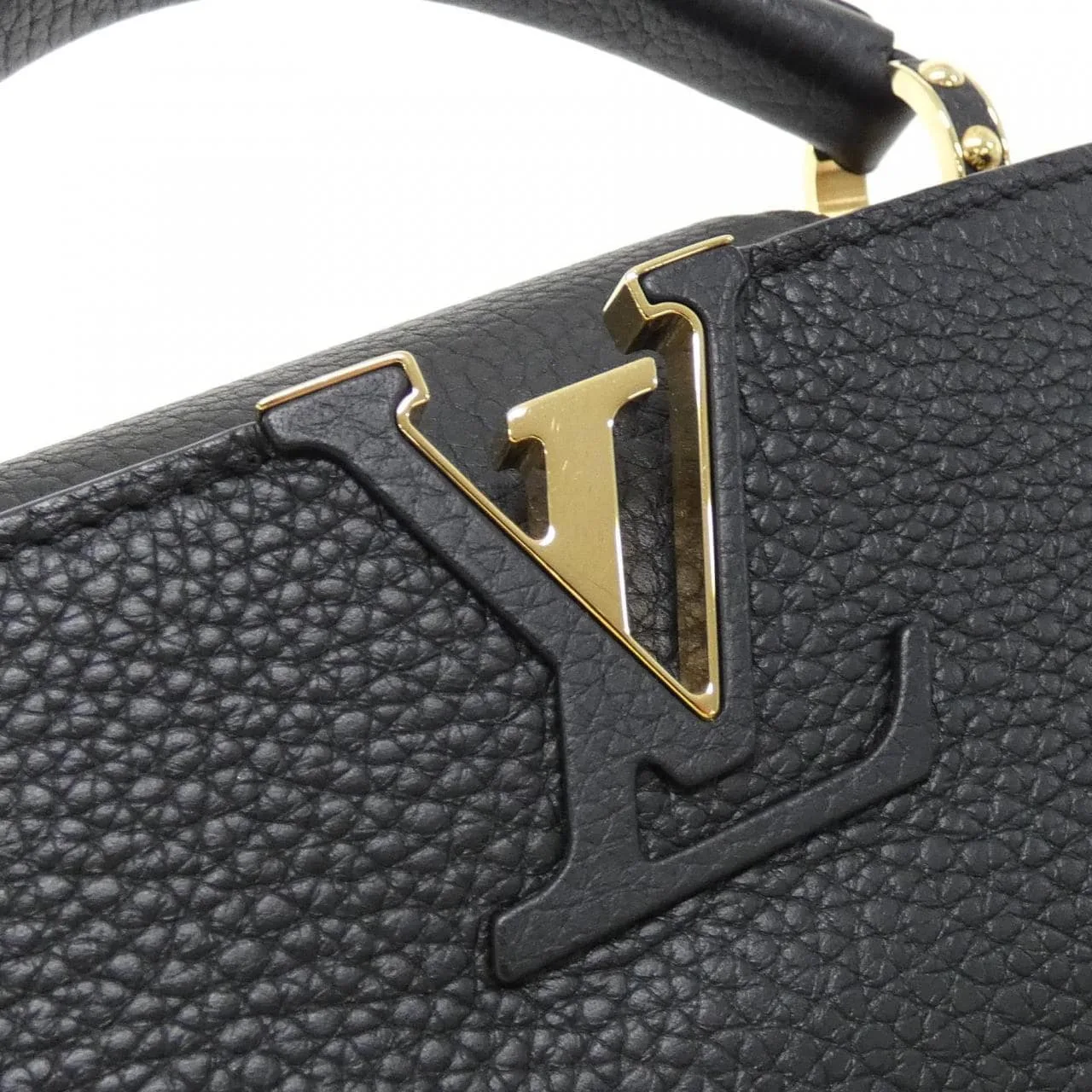 LOUIS VUITTON Capucines M56071 Handbag Black Rank A - Thumbnail 5