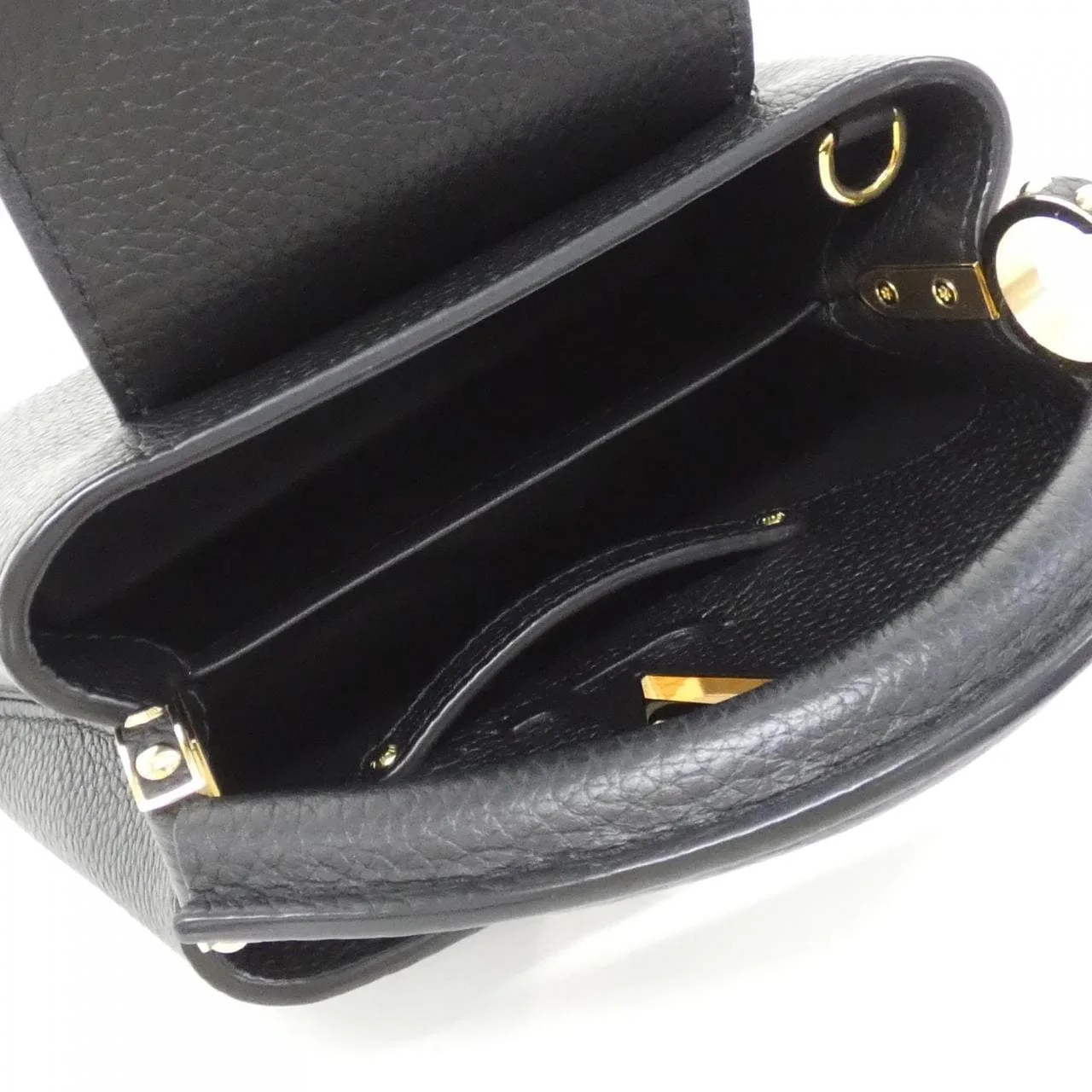 LOUIS VUITTON Capucines M56071 Handbag Black Rank A - Thumbnail 8