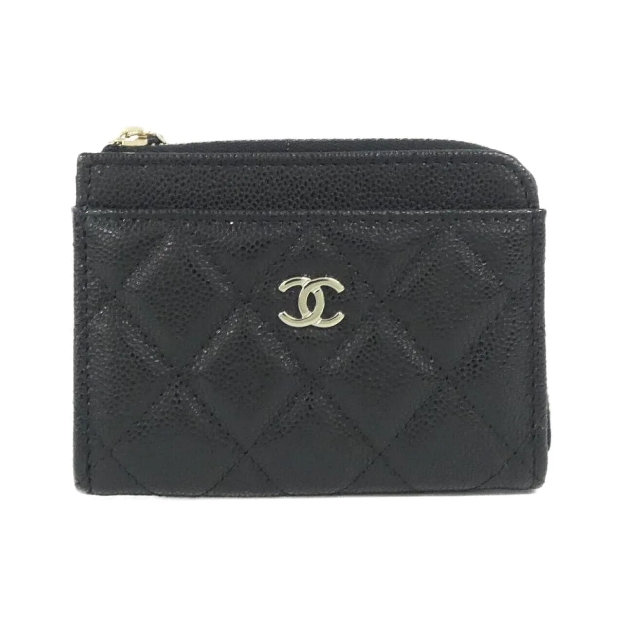 CHANEL Timeless Classic AP4893 Card Case Grained Calfskin 黑色