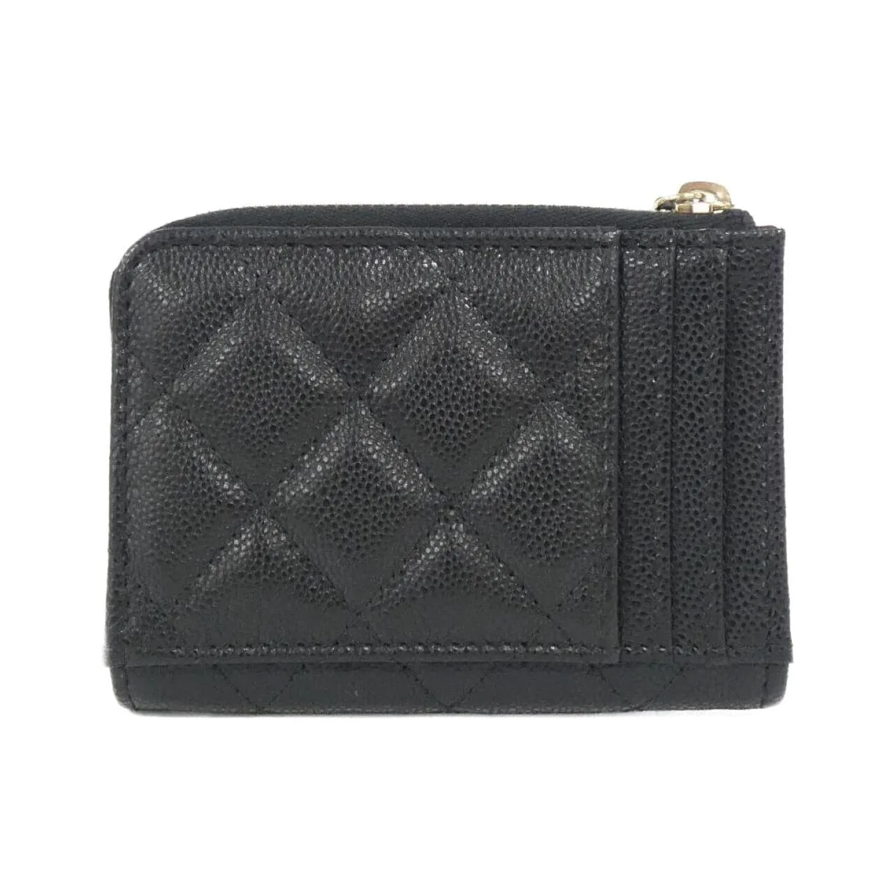 CHANEL Timeless Classic AP4893 Card Case Grained Calfskin 黑色 荔枝紋牛皮 未使用品 - 縮圖 2