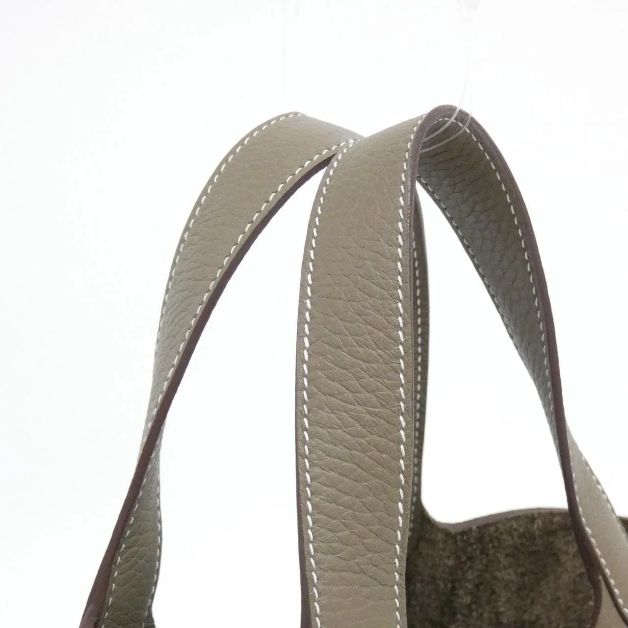 HERMES Picotin 056289CC Handbag Clemence Etoupe Clemence 皮 中古品A - 縮圖 6