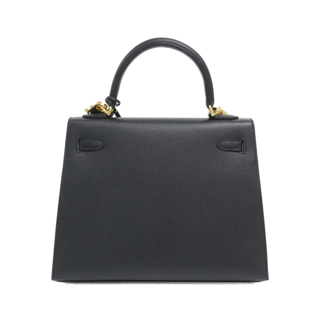 HERMES Kelly 080136CC Handbag Black Rank A - Thumbnail 2