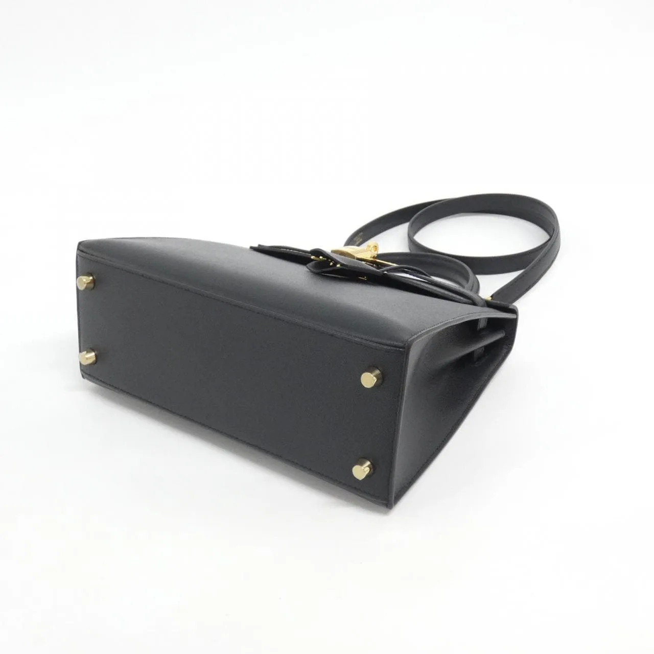HERMES Kelly 080136CC Handbag Black Rank A - Thumbnail 3