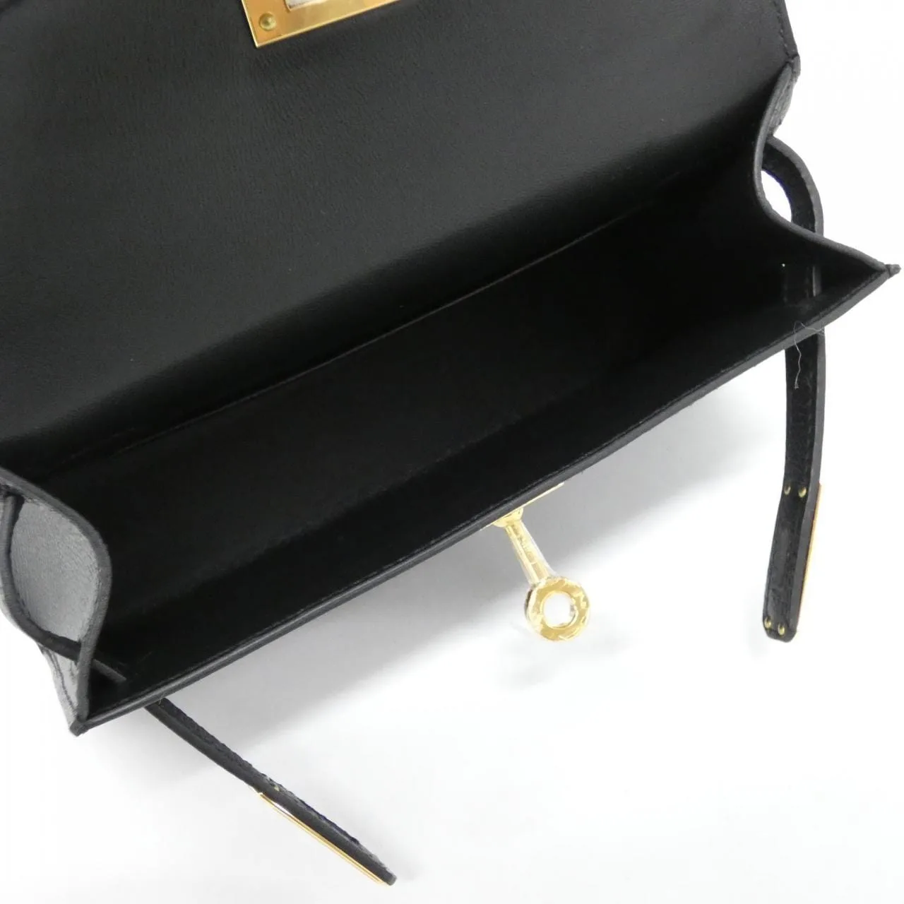 HERMES Kelly 071302CC Handbag Epsom Black Epsom Leather Unused - Thumbnail 5