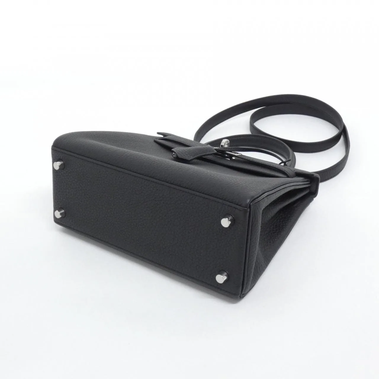 HERMES Kelly 044624CK Handbag Togo 黑色 Togo 牛皮 未使用品 - 縮圖 3